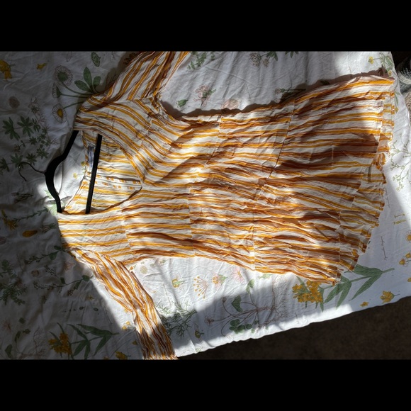 Faithful The Brand- Le Gallion Dress- Azure Stripe - Picture 5 of 6